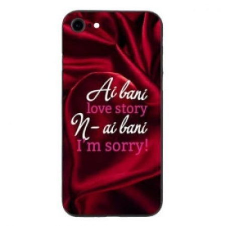 Back Case - Husa Apple iPhone 8 Multicolor Mesaj Bani