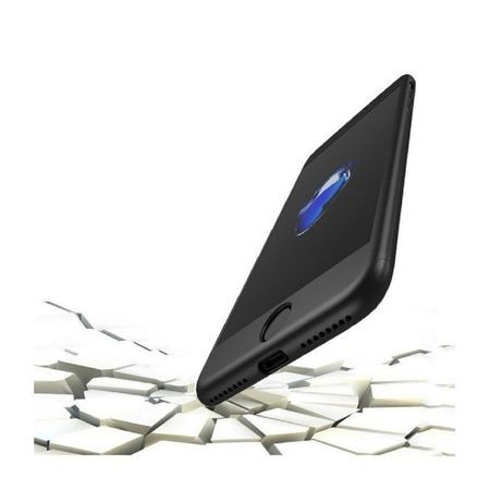 Husa Apple iPhone 8 Plus IPAKY Full Cover 360 Negru + Folie Cadou [16]