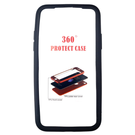 Husa Apple iPhone X Full Silicone Negru [3]