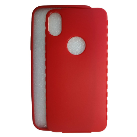 Husa Apple iPhone X Full Silicone Rosu [4]