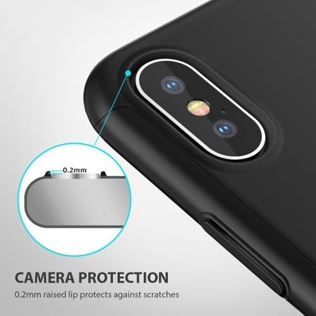 Husa Apple iPhone X IPAKY Full Cover 360 Negru + Folie Cadou [12]