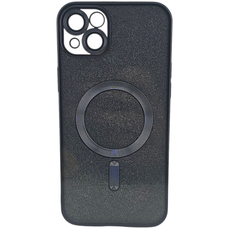 Husa de Protectie 2 in 1, , pentru Apple iPhone 14 Plus, Compatibila MagSafe, Magnetica, cu Protectie Lentila, din TPU, Negru [1]