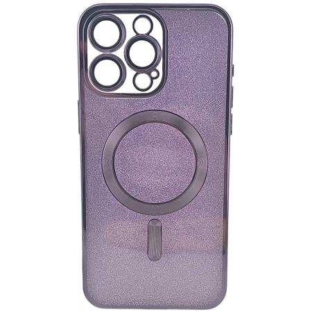 Husa de Protectie 2 in 1, , pentru Apple iPhone 14 Pro, Compatibila MagSafe, Magnetica, cu Protectie Lentila, din TPU, Mov [1]