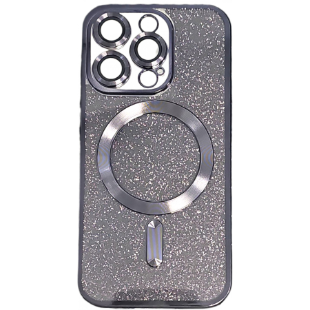 Husa de Protectie 2 in 1, , pentru Apple iPhone 14 Pro Max, Compatibila MagSafe, Magnetica, cu Protectie Lentila, din TPU, Negru [1]