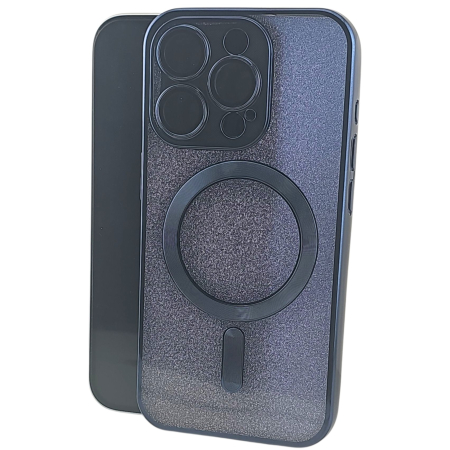 ✨TOATE PRODUSELE✨ - Husa de Protectie 2 in 1, , pentru Apple iPhone 15 Pro Max, Compatibila MagSafe, Magnetica, cu Protectie Lentila, din TPU, Albastru Marin