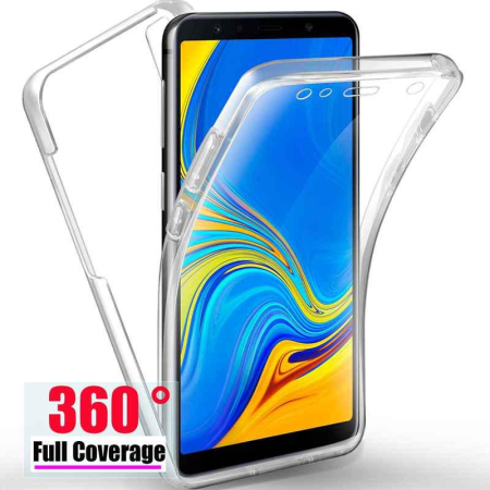 Husa de protectie 360 grade, PC+TPU+Folie policarbonat, pentru Samsung Galaxy S22 DS 5G , Transparent [2]