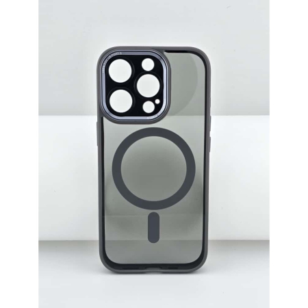 Husa de Protectie Compatibil cu iPhone 16 Pro, , Incarcare Wireless, Tehnologie Magsafe, Carcasa din TPU/ PC, Protectie Camera, Antisoc, Antizgariere, Gri [3]