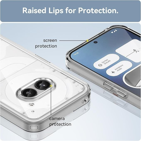Husa de Protectie, , Compatibil cu Nothing Phone 2A, Silicon TPU, Protectie camere, Transparent [3]