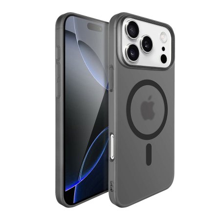 ✨TOATE PRODUSELE✨ - Husa de Protectie compatibila Apple iPhone 17 Pro Max, , Magnetica Ultra-subtire, Anti-alunecare, Protectie PC, Rezistenta la Zgirieturi, Negru