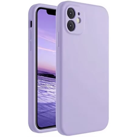 ✨TOATE PRODUSELE✨ - Husa de Protectie , compatibila cu Apple iPhone 11, Silicon Lichid, Lila