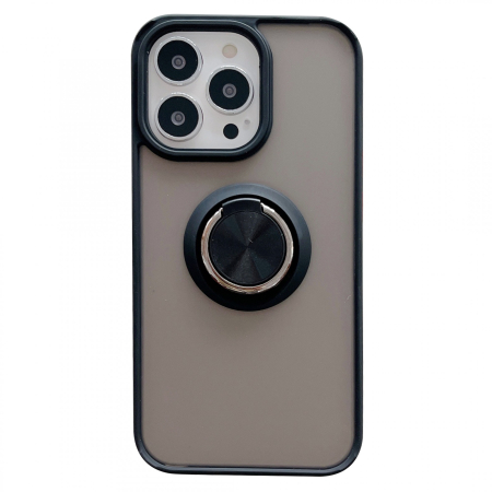 ✨TOATE PRODUSELE✨ - Husa de protectie compatibila cu Apple iPhone 13 Pro,Defender cu prindere inel,Negru