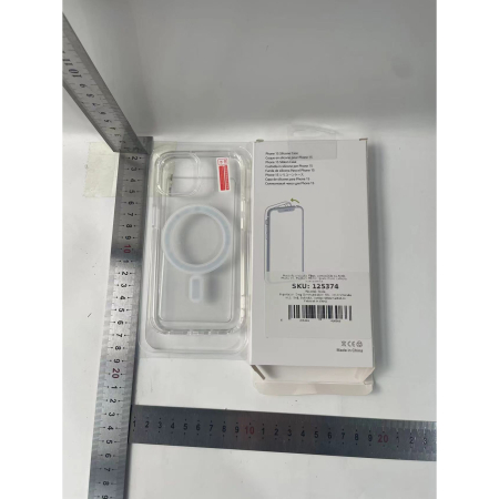 Husa de protectie compatibila cu Apple iPhone 15, MagSafe Blister, gaura mare camera, transparenta [6]