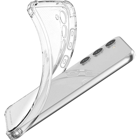 Husa de Protectie, , Compatibila cu Samsung Galaxy A35 5G, TPU Antisoc, Protectie Colturi, 1.5 mm Transparent [6]