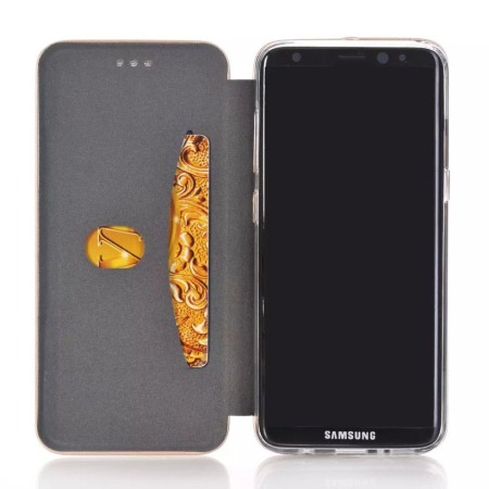 Husa de protectie compatibila cu Samsung Galaxy S8 Magnet Book Case Rosu [2]