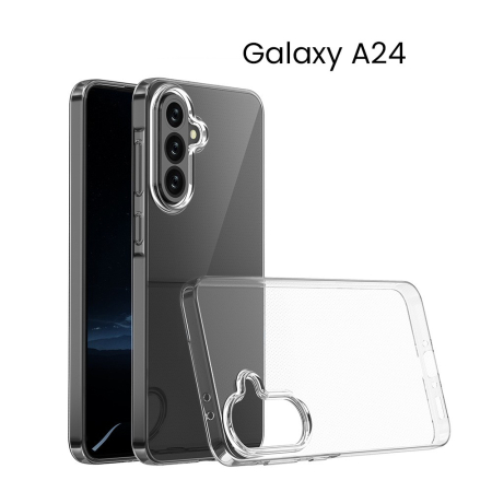 Husa de Protectie, , Husa de Protectie pentru Samsung Galaxy A24 4G, tip Carcasa, subtire din Silicon TPU, 1mm, Protect Plus, Transparenta [2]