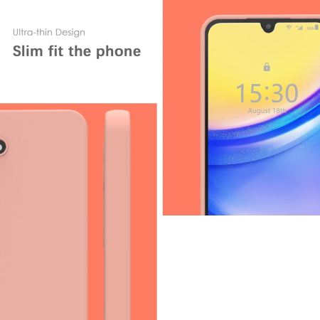 Husa de Protectie Matte TPU, , pentru Samsung Galaxy S23 FE 5G, Protectie Camera, Antisoc, Antizgariere, Antialunecare, Acoperire Completa, Roz [2]