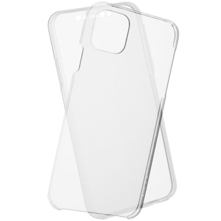 Husa de Protectie, , pentru Apple iPhone 11, Acoperire Completa 360, Silicon, Transparenta [3]