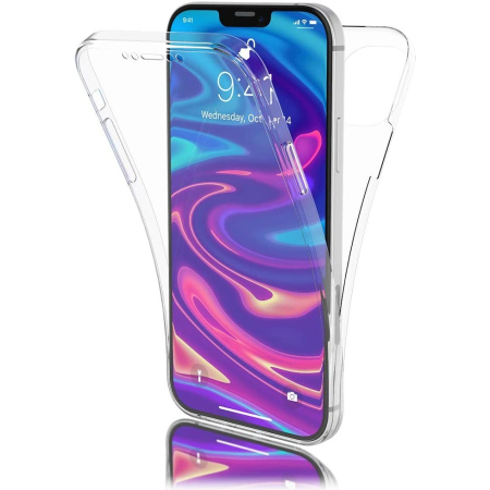 TPU 360° Full Cover - Husa de Protectie, , pentru Apple iPhone 11, Acoperire Completa 360, Silicon, Transparenta
