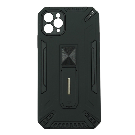 ✨TOATE PRODUSELE✨ - Husa de protectie pentru Apple iPhone 11 Pro Max Defender Sergeant Brave cu suport, Negru