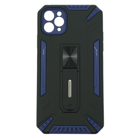 ✨TOATE PRODUSELE✨ - Husa de protectie pentru Apple iPhone 12 Pro Max Defender Model 4 cu suport, Albastru inchis