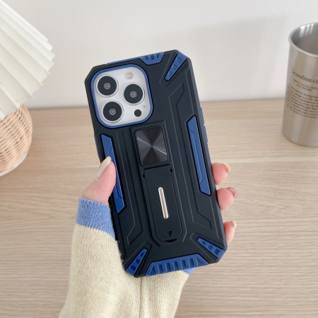 Husa de protectie pentru Apple iPhone 13 Mini Defender Sergeant Brave cu suport,Albastru [1]