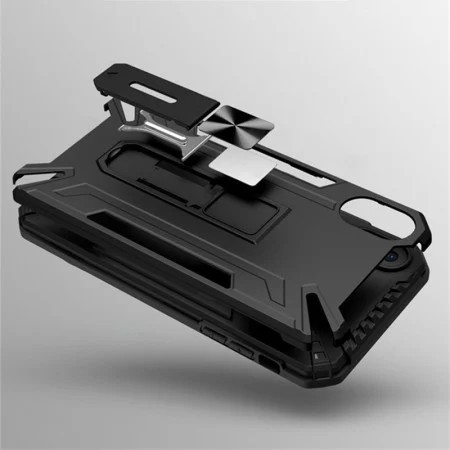 Husa de protectie pentru Apple iPhone 13 Mini Defender Sergeant Brave cu suport,Negru [2]