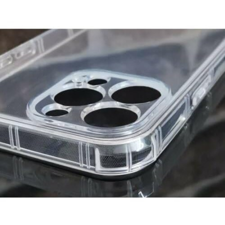 Husa de Protectie, , pentru Apple iPhone 16 Pro Max, TPU, Antisoc, Rezistenta la Impact, Protectie Camera, Transparenta [8]