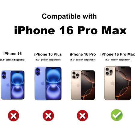 Husa de Protectie, , pentru Apple iPhone 16 Pro Max, TPU, Antisoc, Rezistenta la Impact, Protectie Camera, Transparenta [1]