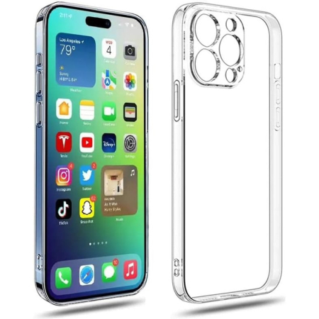 Husa de Protectie, , pentru Apple iPhone 16 Pro Max, TPU, Antisoc, Rezistenta la Impact, Protectie Camera, Transparenta [7]
