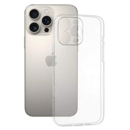 ✨TOATE PRODUSELE✨ - Husa de Protectie, , pentru Apple iPhone 16 Pro Max, TPU Protect Plus, cu Dust Plug, Transparent