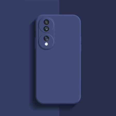 Husa de Protectie, , pentru Honor 70, Liquid Silicone, cu Microfibra pe Interior, Protectie Antisoc, Compatibil Incarcare Wireless, Albastru [5]