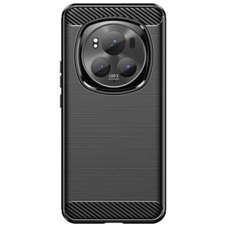 ✨TOATE PRODUSELE✨ - Husa de Protectie pentru Honor Magic 6 Pro, , Protectie 360, din TPU cu element de Carbon, Anti Alunecare, 1.8 mm, Negru