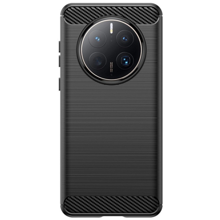 ✨TOATE PRODUSELE✨ - Husa de Protectie pentru Huawei Mate 50 Pro, , Protectie 360, din TPU cu element de Carbon, Anti Alunecare, 1.8 mm, Negru