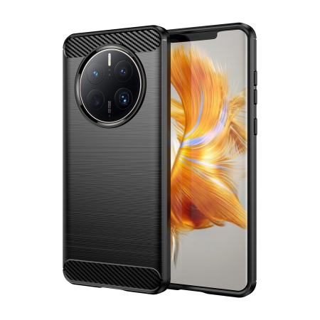 Husa de Protectie pentru Huawei Mate 50 Pro, , Protectie 360, din TPU cu element de Carbon, Anti Alunecare, 1.8 mm, Negru [5]