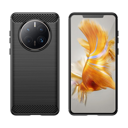 Husa de Protectie pentru Huawei Mate 50 Pro, , Protectie 360, din TPU cu element de Carbon, Anti Alunecare, 1.8 mm, Negru [1]