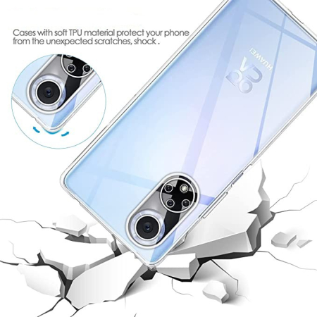 Husa de Protectie pentru Huawei NOVA 9 SE, , TPU, Silicon Premium Antisoc, Transparenta [4]