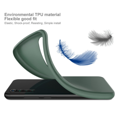 Husa de Protectie, , pentru Huawei P40 Lite E, din TPU Mat, Flexibila, Albastru Inchis [2]