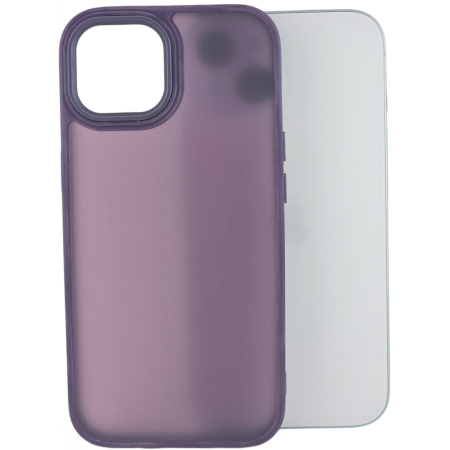 ✨TOATE PRODUSELE✨ - Husa de Protectie, , pentru iPhone 15 Plus, Satin Matte, din PC, Mov