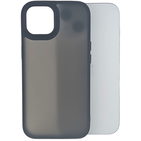✨TOATE PRODUSELE✨ - Husa de Protectie, , pentru iPhone 15, Satin Matte, din PC, Negru