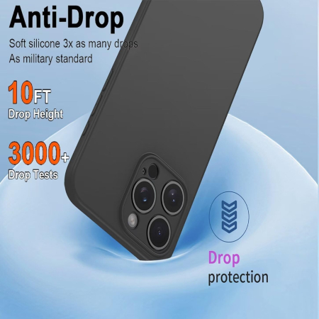 Husa de Protectie, , pentru Oppo Reno 11 F, Liquid Silicone, cu Microfibra pe Interior, Protectie Antisoc, Compatibil Incarcare Wireless, Negru [5]