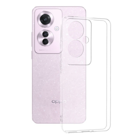 ✨TOATE PRODUSELE✨ - Husa de Protectie, , pentru Oppo Reno 11F, TPU Protect Plus, cu Dust Plug, Transparent