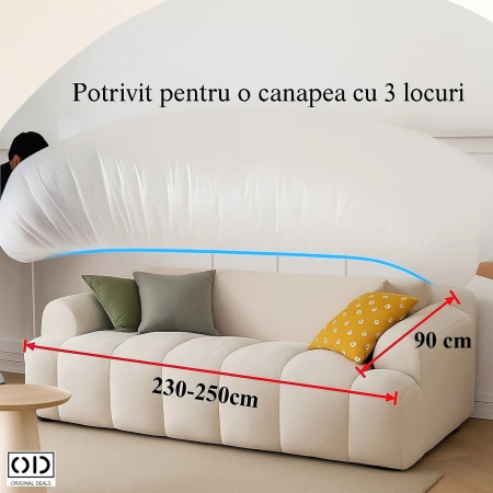 Husa Protectie Canapea Antipraf 230-250 cm – ORIGINAL DEALS [3]