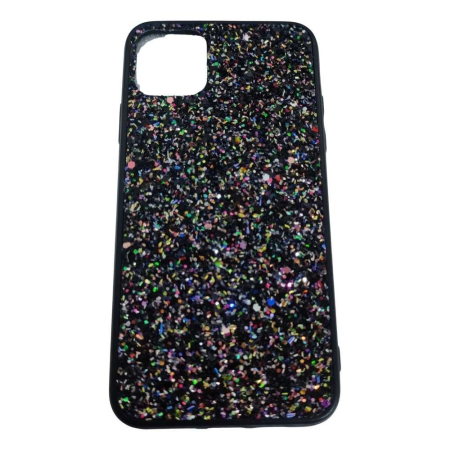 Husa de protectie pentru pentru Apple iPhone 11 Pro Max Sparkling Glitter TPU Negru [1]