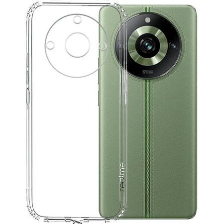 ✨TOATE PRODUSELE✨ - Husa de Protectie, , pentru Realme 11 Pro+, TPU Protect Plus, cu Dust Plug, Transparent