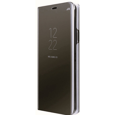 Husa de Protectie, , pentru Samsung Galaxy A50, Capac Oglinda, din Plastic, Negru [4]