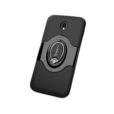 IPAKY - Husa de protectie pentru Samsung Galaxy J7 2017 Ipaky Ring Negru