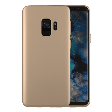Back Case - Husa de protectie pentru Samsung Galaxy S9 Luxury Case Auriu
