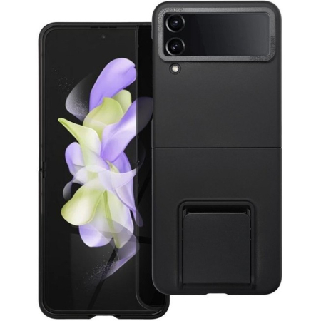 ✨TOATE PRODUSELE✨ - Husa de Protectie, , pentru Samsung Galaxy Z Flip 4 5G, din PC, cu Pliere Tridimensionala, Multifunctionala, Negru