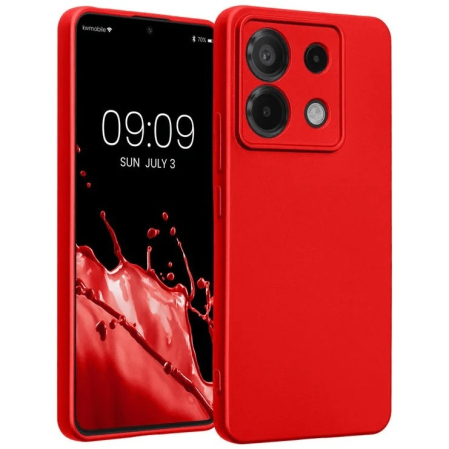 ✨TOATE PRODUSELE✨ - Husa de Protectie, , pentru Xiaomi Redmi Note 13 5G, Liquid Silicon, Rosu