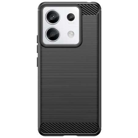 ✨TOATE PRODUSELE✨ - Husa de Protectie pentru Xiaomi Redmi Note 13 5G, , Protectie 360, din TPU cu element de Carbon, Anti Alunecare, 1.8 mm, Negru